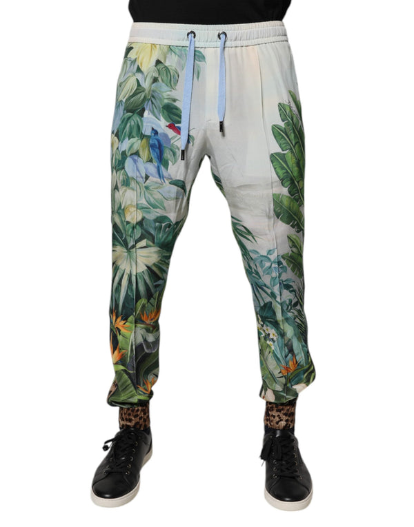 Multicolor Tropical Jogger Sweatpants Pants Dolce & Gabbana