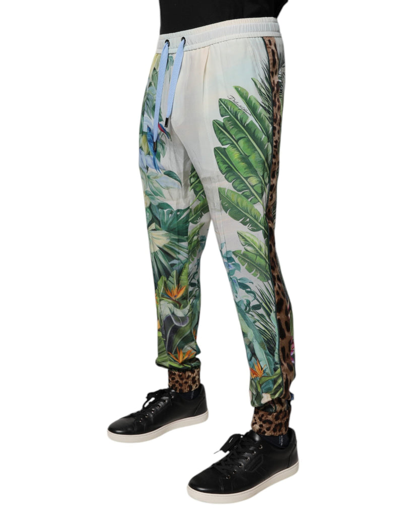 Multicolor Tropical Jogger Sweatpants Pants Dolce & Gabbana