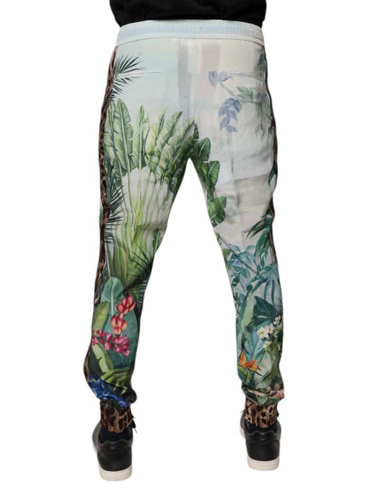Multicolor Tropical Jogger Sweatpants Pants Dolce & Gabbana