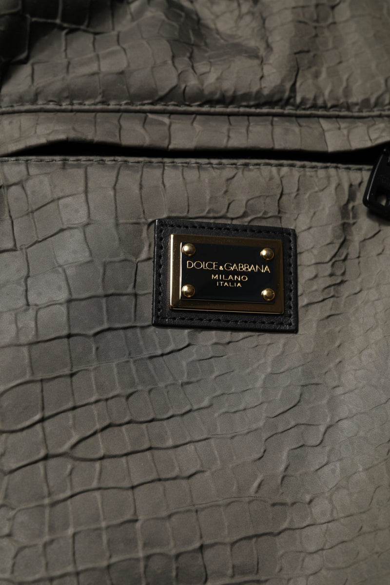 Brown Lambskin Leather Men Sweatpants Pants Dolce & Gabbana