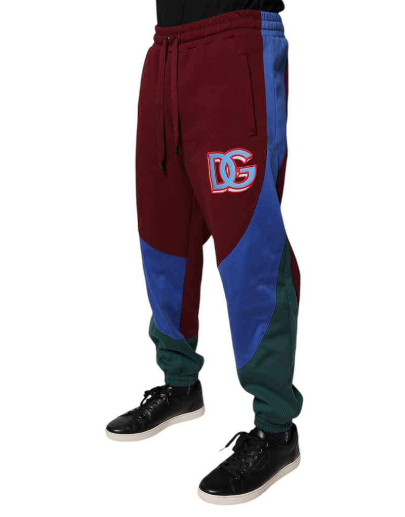 Multicolor Cotton Men Jogger Sweatpants Pants Dolce & Gabbana