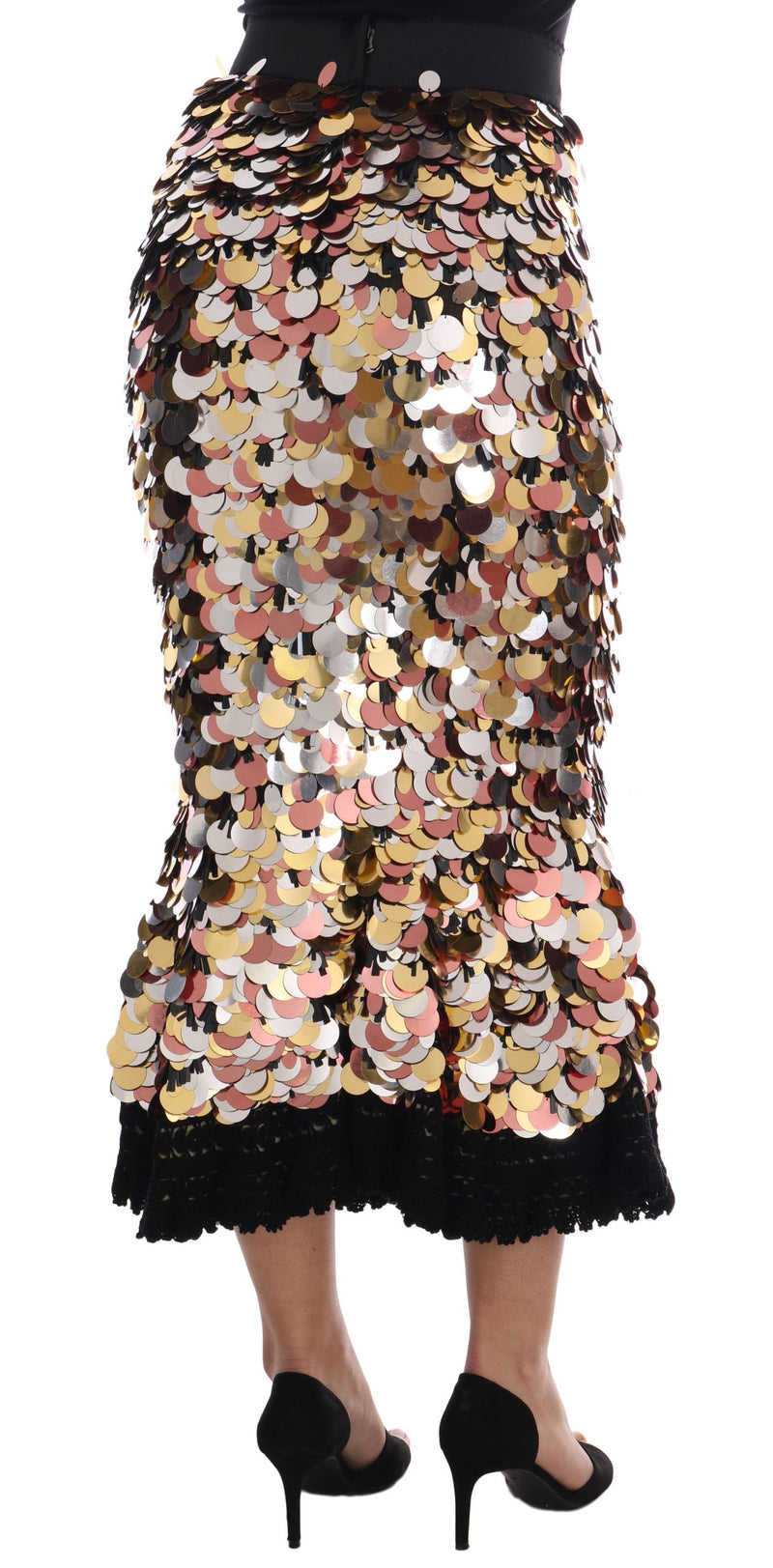 Sequin Embellished High-Waist Pencil Skirt Dolce & Gabbana