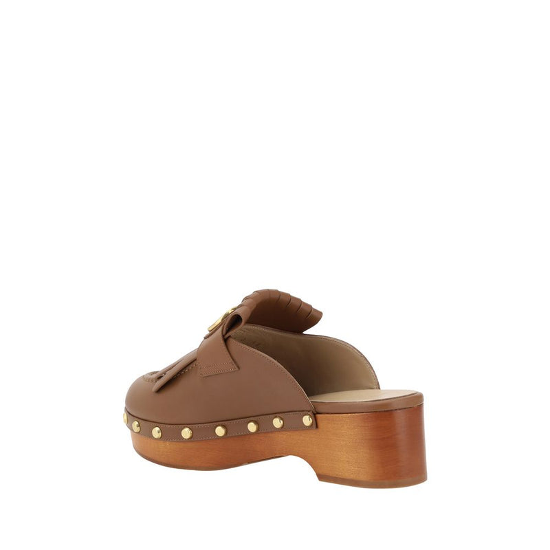 Leather Mules Valentino Garavani