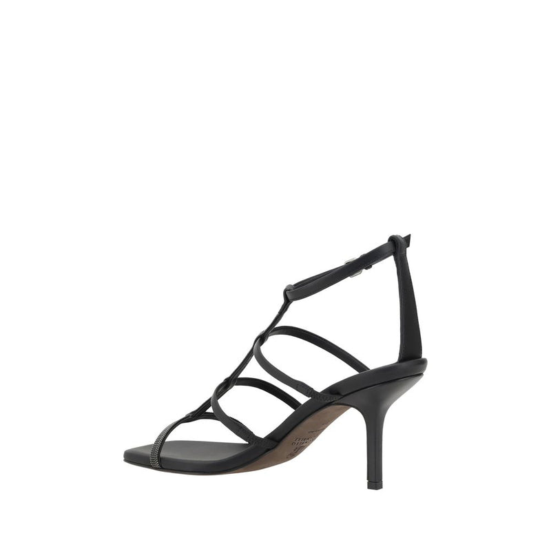 Sandals with sparkling embellishment Brunello Cucinelli