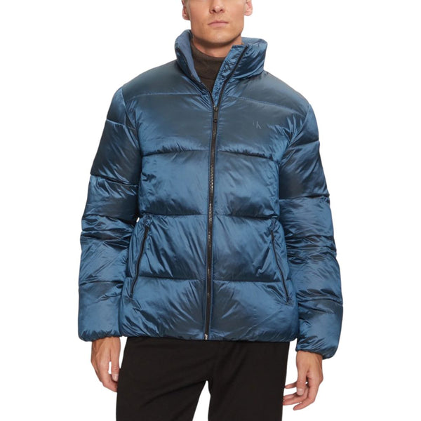 Blue Recycled Polyamide Jacket Calvin Klein Jeans
