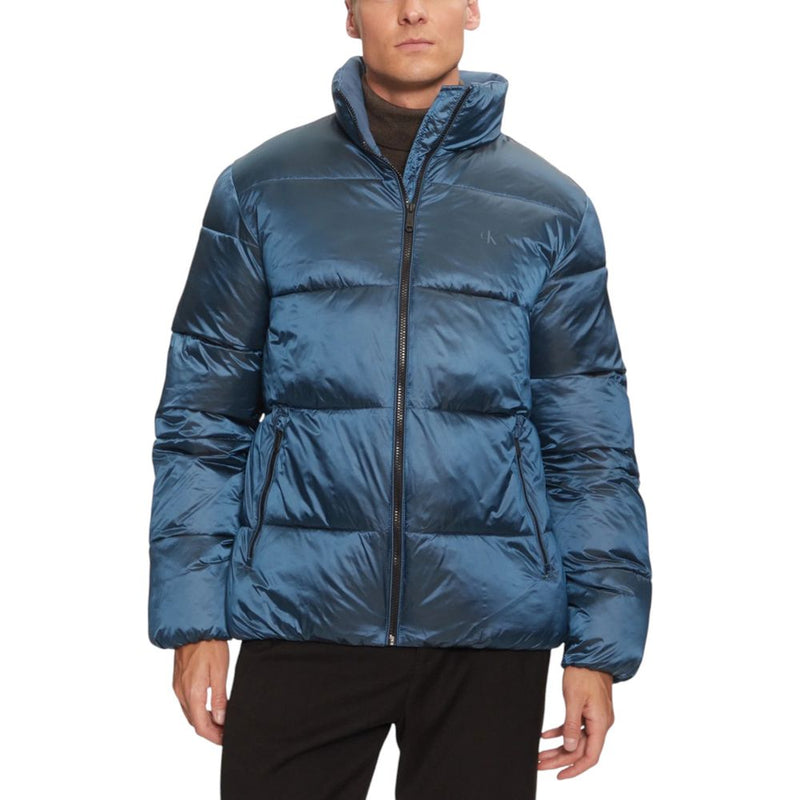 Blue Recycled Polyamide Jacket Calvin Klein Jeans