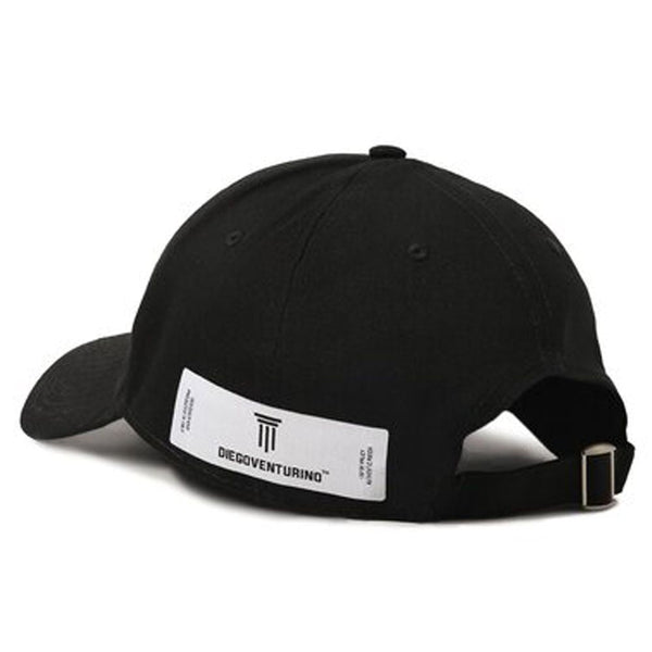 Black Cotton Hats & Cap Diego Venturino