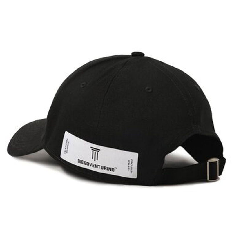 Black Cotton Hats & Cap Diego Venturino
