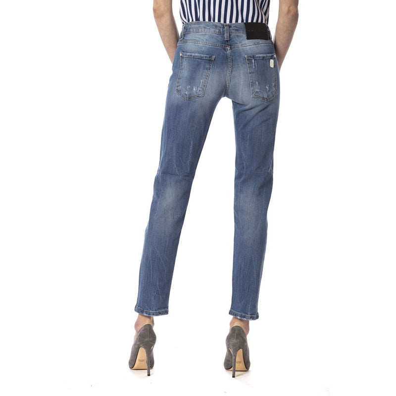 Blue Other Fibres Jeans & Pant Frankie Morello