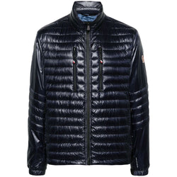 Blue Polyamide Jacket Moncler