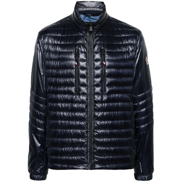Blue Polyamide Jacket Moncler