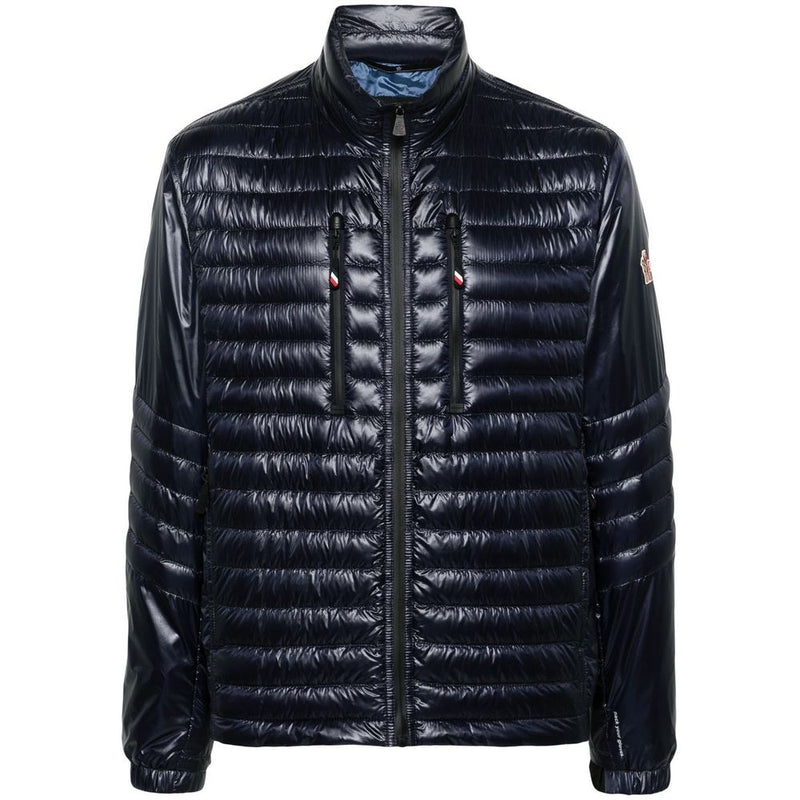 Blue Polyamide Jacket Moncler