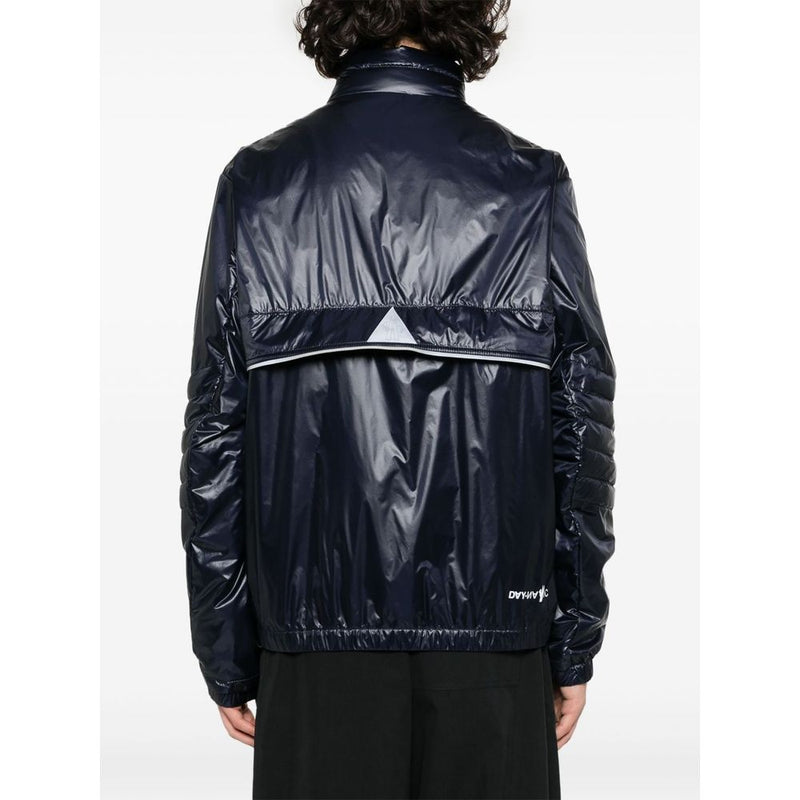 Blue Polyamide Jacket Moncler