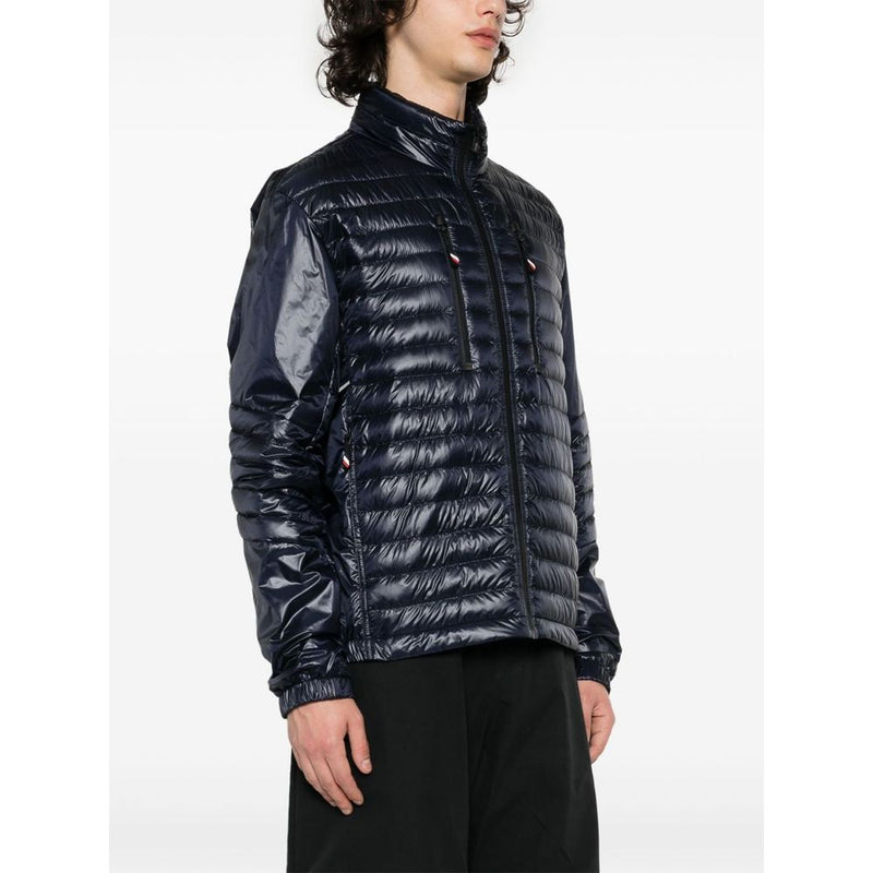 Blue Polyamide Jacket Moncler