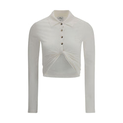 Courrèges Polo with twisted detail Courrèges