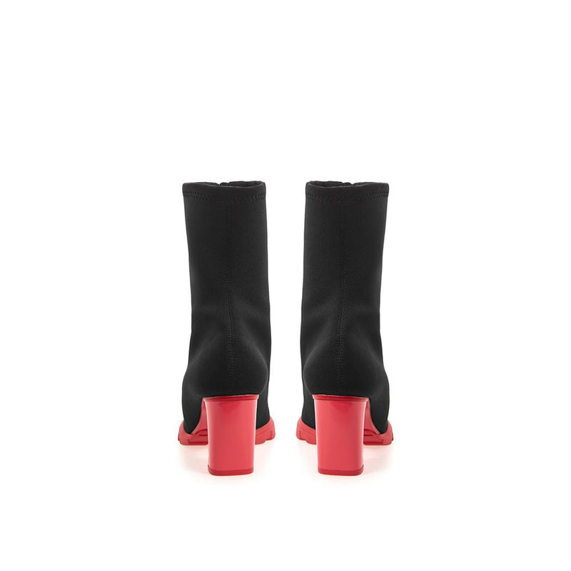 Black Neoprene Boot Alexander McQueen