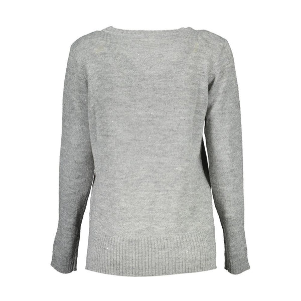 Silver Acrylic Women Sweater U.S. POLO ASSN.