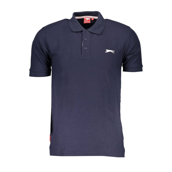 Blue Cotton Polo Shirt Slazenger