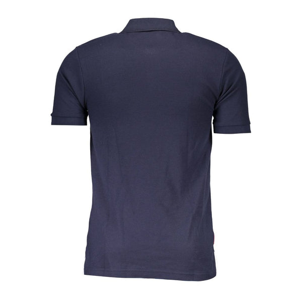 Blue Cotton Polo Shirt Slazenger