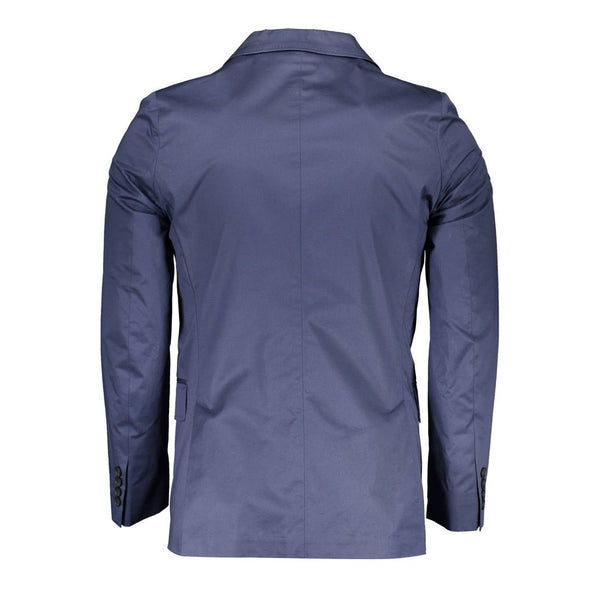 Blue Cotton Men Jacket Gant