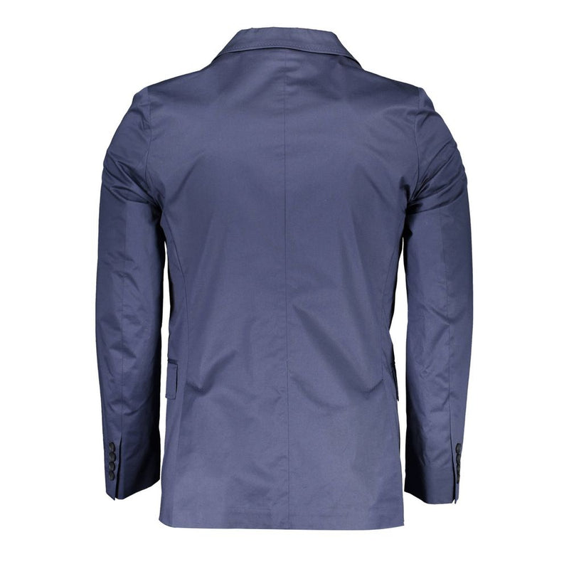 Blue Cotton Men Jacket Gant