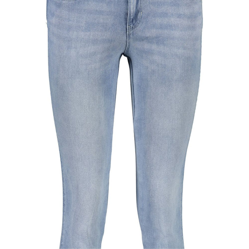 Light Blue Cotton Women Jeans Guess Jeans