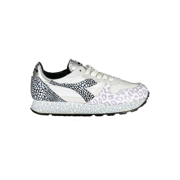 White Fabric Women Sneaker Diadora