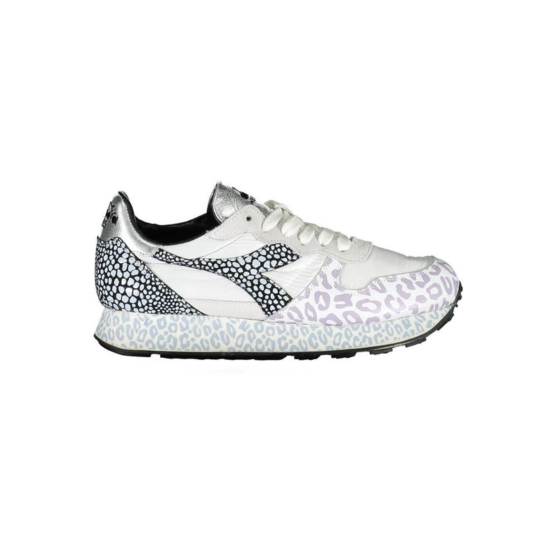 White Fabric Women Sneaker Diadora