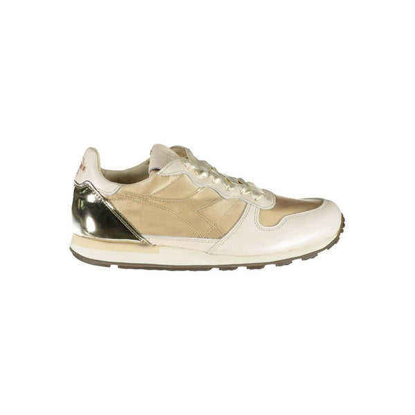 Beige Leather Women Sneaker Diadora