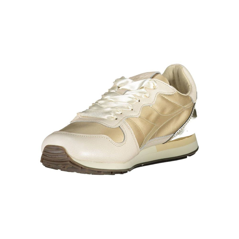 Beige Leather Women Sneaker Diadora
