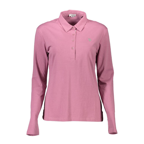 Pink Cotton Women Polo Shirt U.S. POLO ASSN.