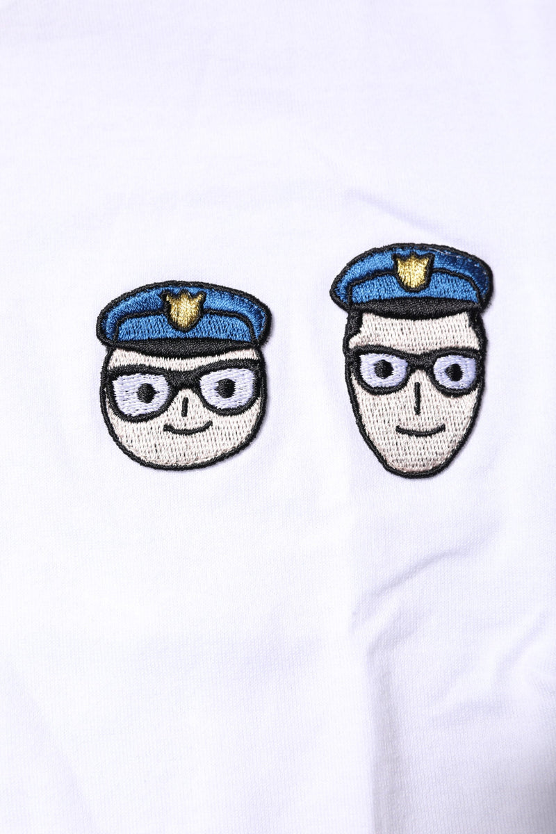 White #DGFamily Cotton Crew Neck T-shirt Dolce & Gabbana