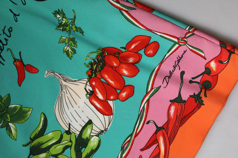 Multicolor Floral Silk Sleeveless Tank Top Dolce & Gabbana