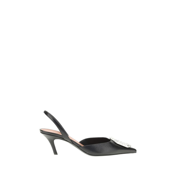 Leather slingback Pumps Amina Muaddi