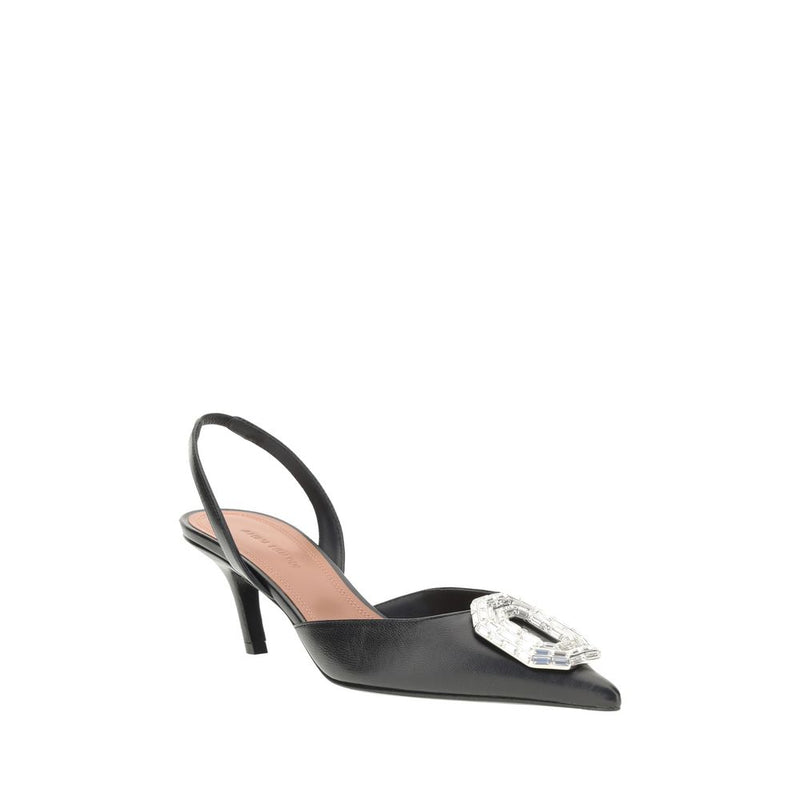 Leather slingback Pumps Amina Muaddi