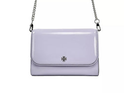 Patent Emerson Patent Chain Wallet Crossbody Bag Tory Burch