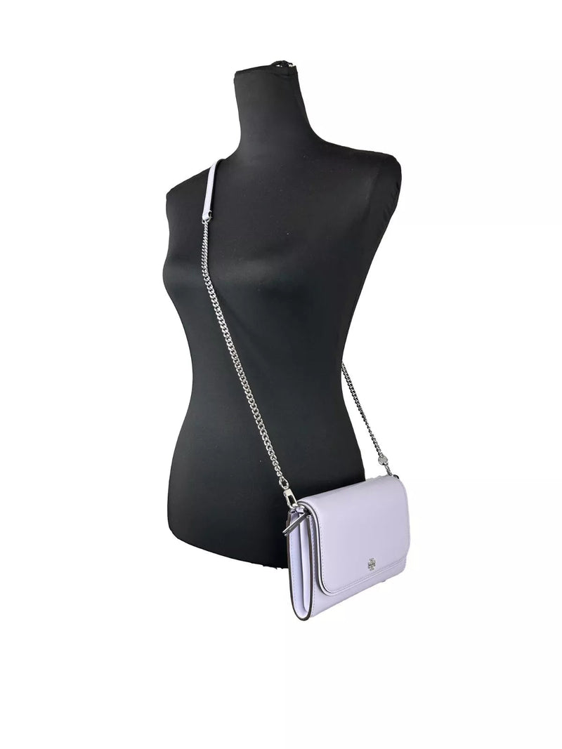 Patent Emerson Patent Chain Wallet Crossbody Bag Tory Burch