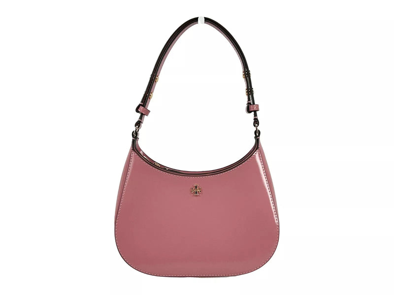 Patent Emerson Small Shoulder Bag Purse Pink Tory Burch