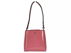 Patent Emerson Small Bucket Bag Purse Pink Tory Burch