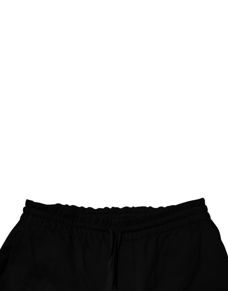 Black Cotton Jogger Cargo Sweatpants Pants Dolce & Gabbana