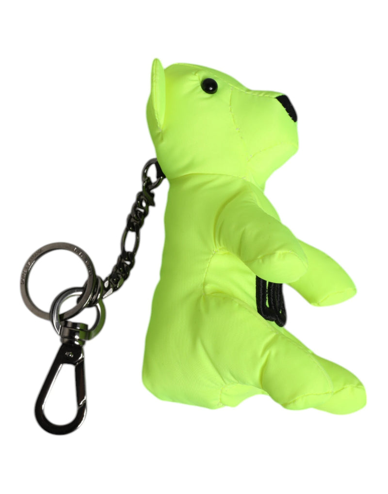 Green Bear Embroidered Logo Keychain Clasp Keyring Dolce & Gabbana