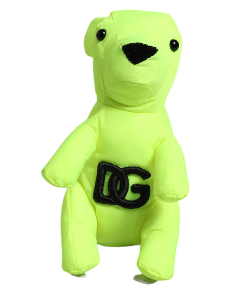 Green Bear Embroidered Logo Keychain Clasp Keyring Dolce & Gabbana
