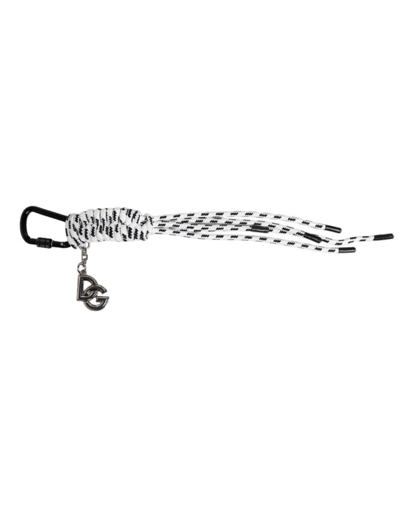 Multicolor Tape String DG Logo Keychain Polyester Keyring Dolce & Gabbana