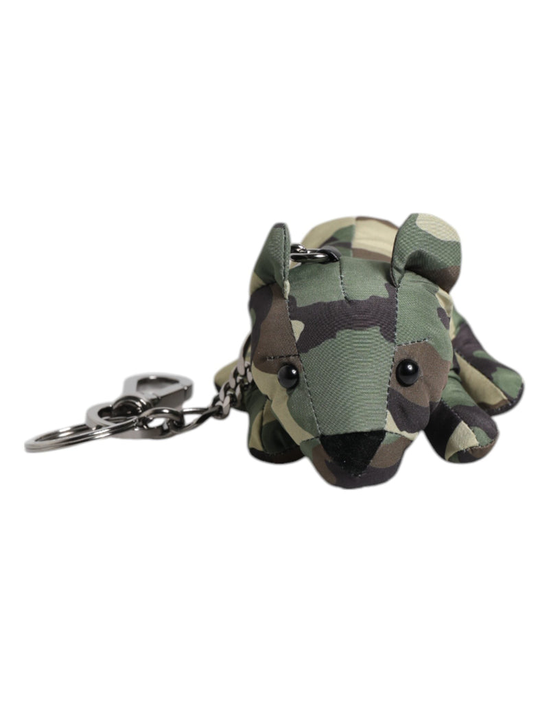 Multicolor Camouflage Animal Silhouette Keychain Keyring Dolce & Gabbana