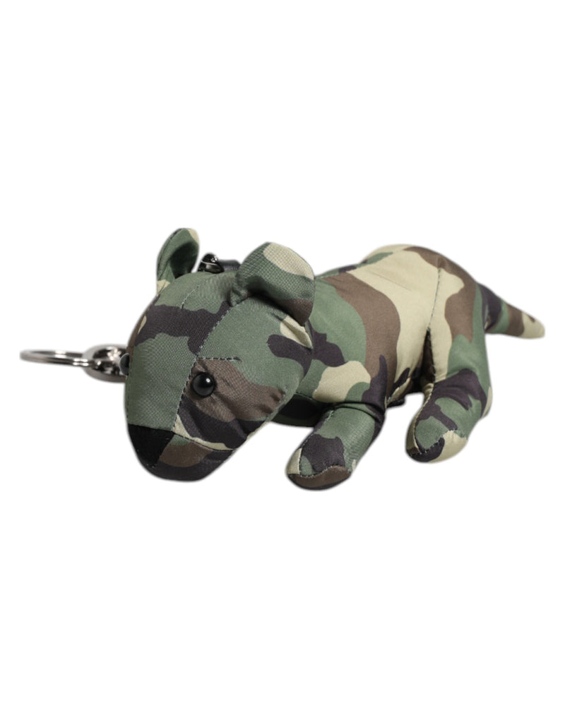 Multicolor Camouflage Animal Silhouette Keychain Keyring Dolce & Gabbana