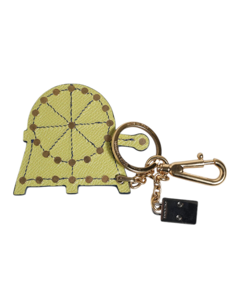 Multicolor Gold Tone Carretto Keychain Keyring Dolce & Gabbana