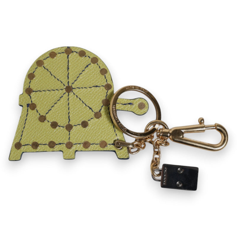 Multicolor Gold Tone Carretto Keychain Keyring Dolce & Gabbana
