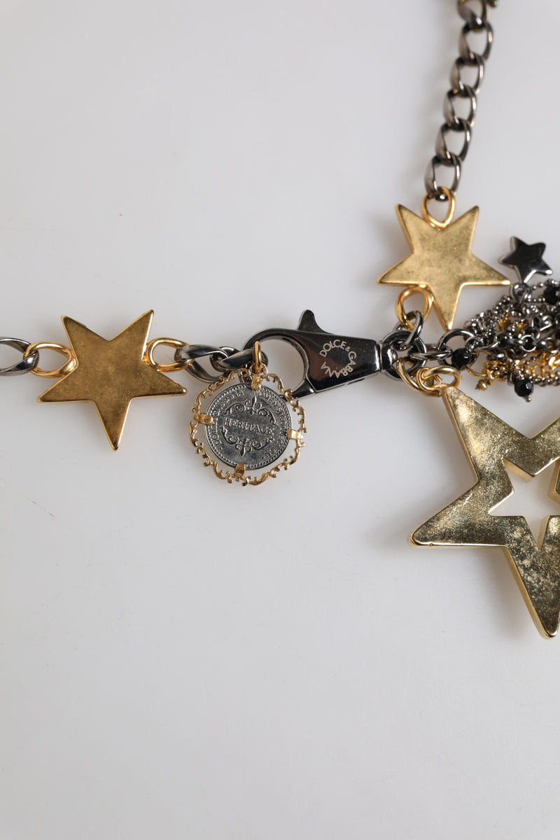 Silver Gold Brass Embellished Waist Chain Belt Dolce & Gabbana