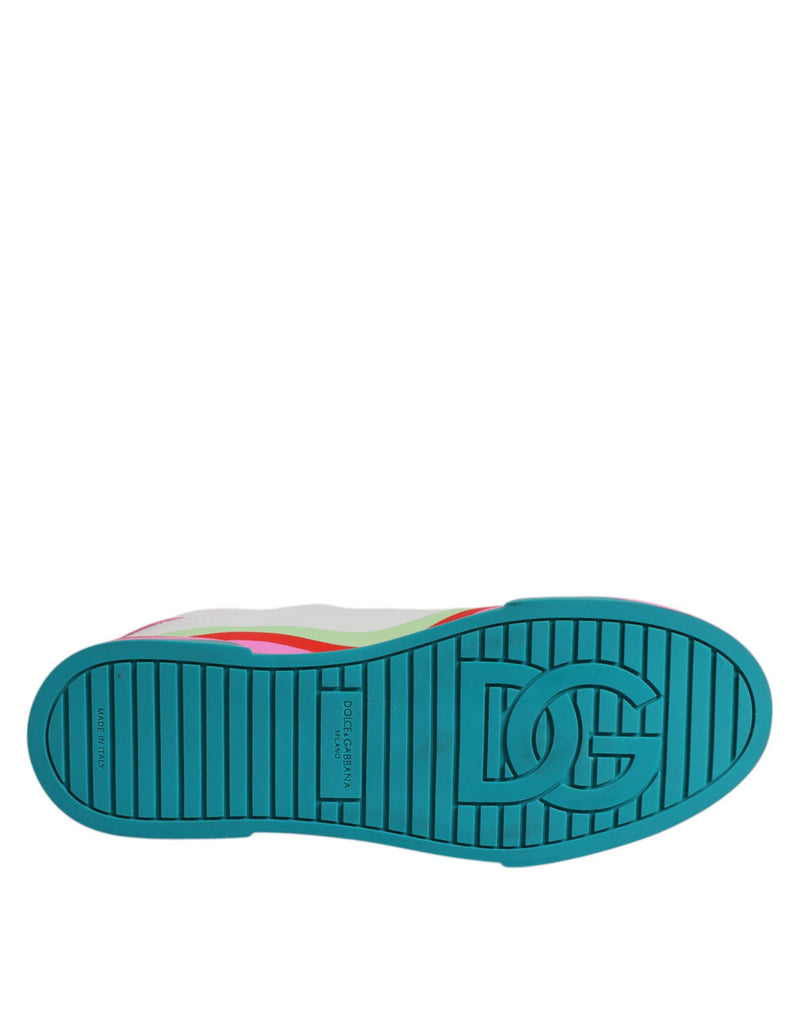 Multicolor Low Top Trainers Sneakers Shoes Dolce & Gabbana