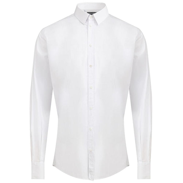 White Cotton Shirt Dolce & Gabbana
